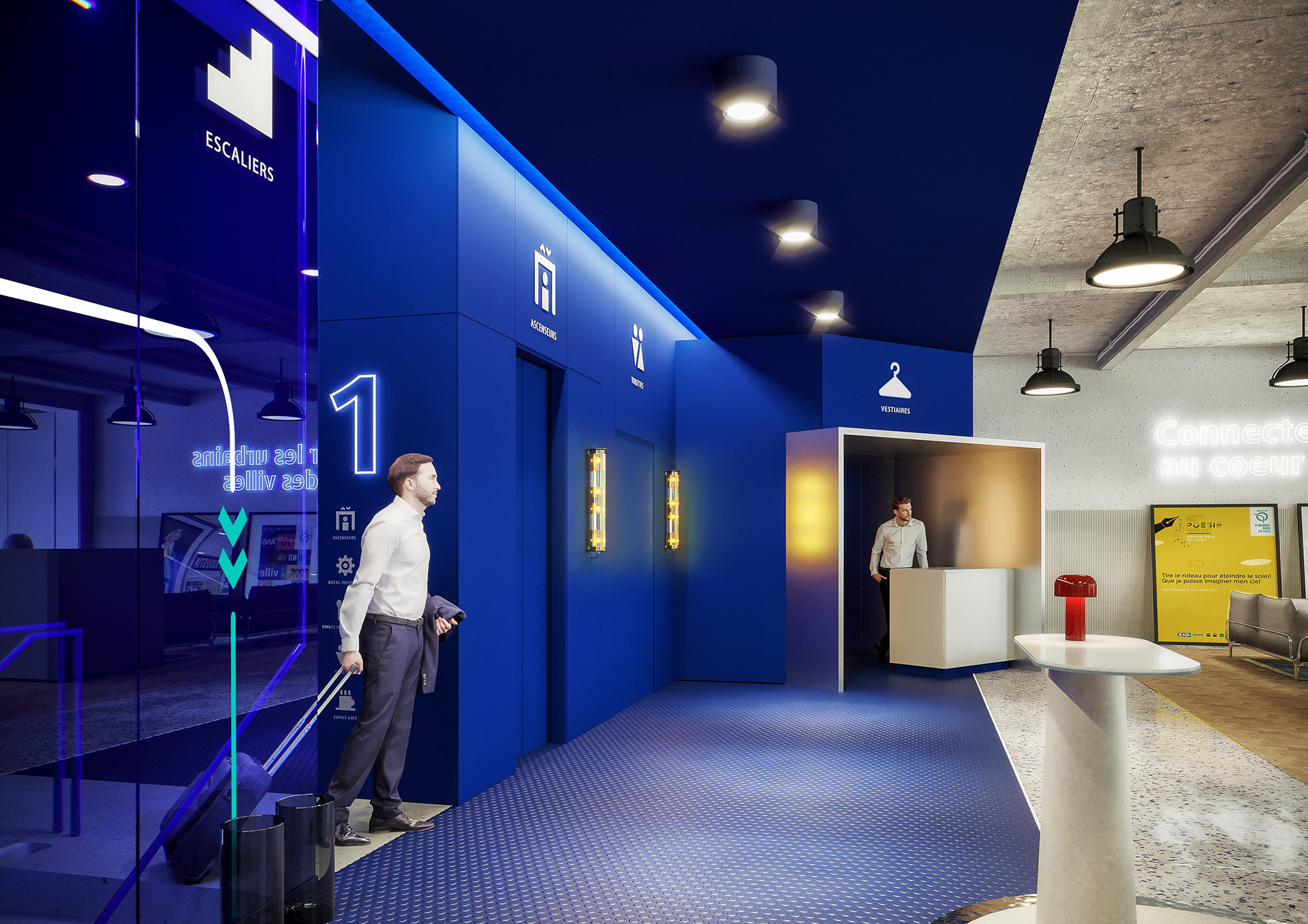 巴黎大众运输公司房地产 城市车站丨法国巴黎丨Yellow Window,4uatre-38