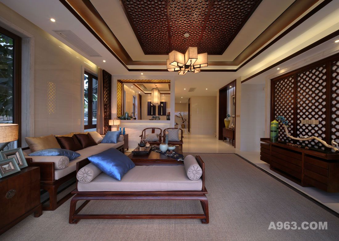 琼海万泉河温泉小镇独栋别墅样板间-14