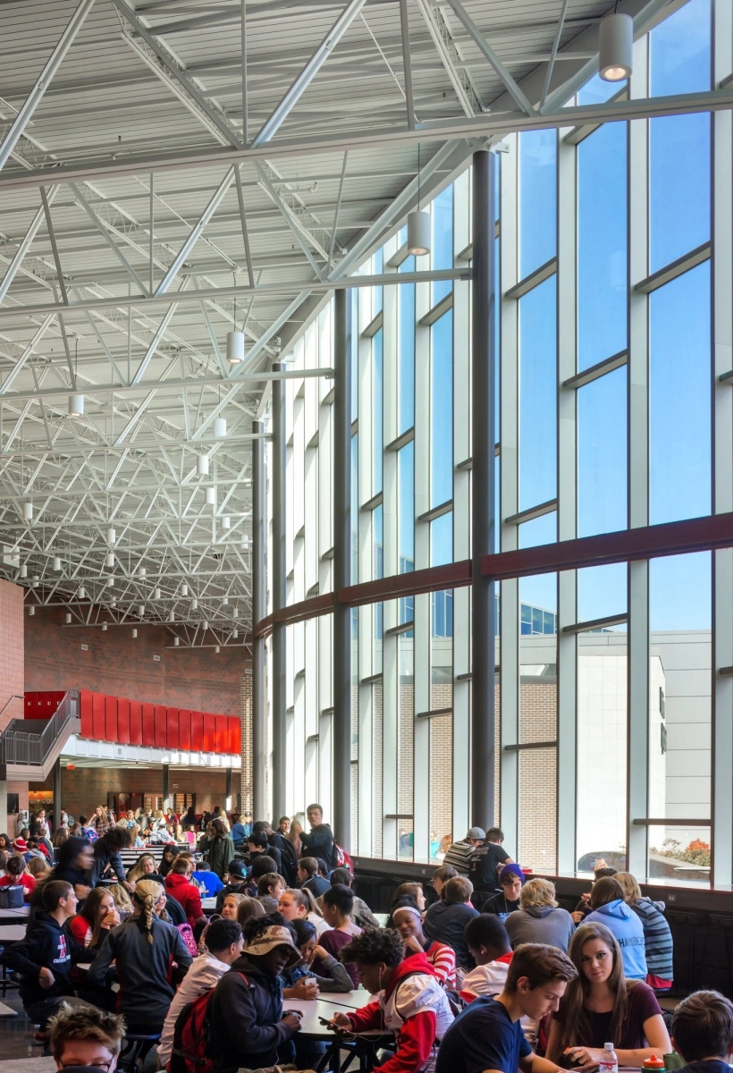 Michigan 北景高中校园翻新,连接现代与传统-10