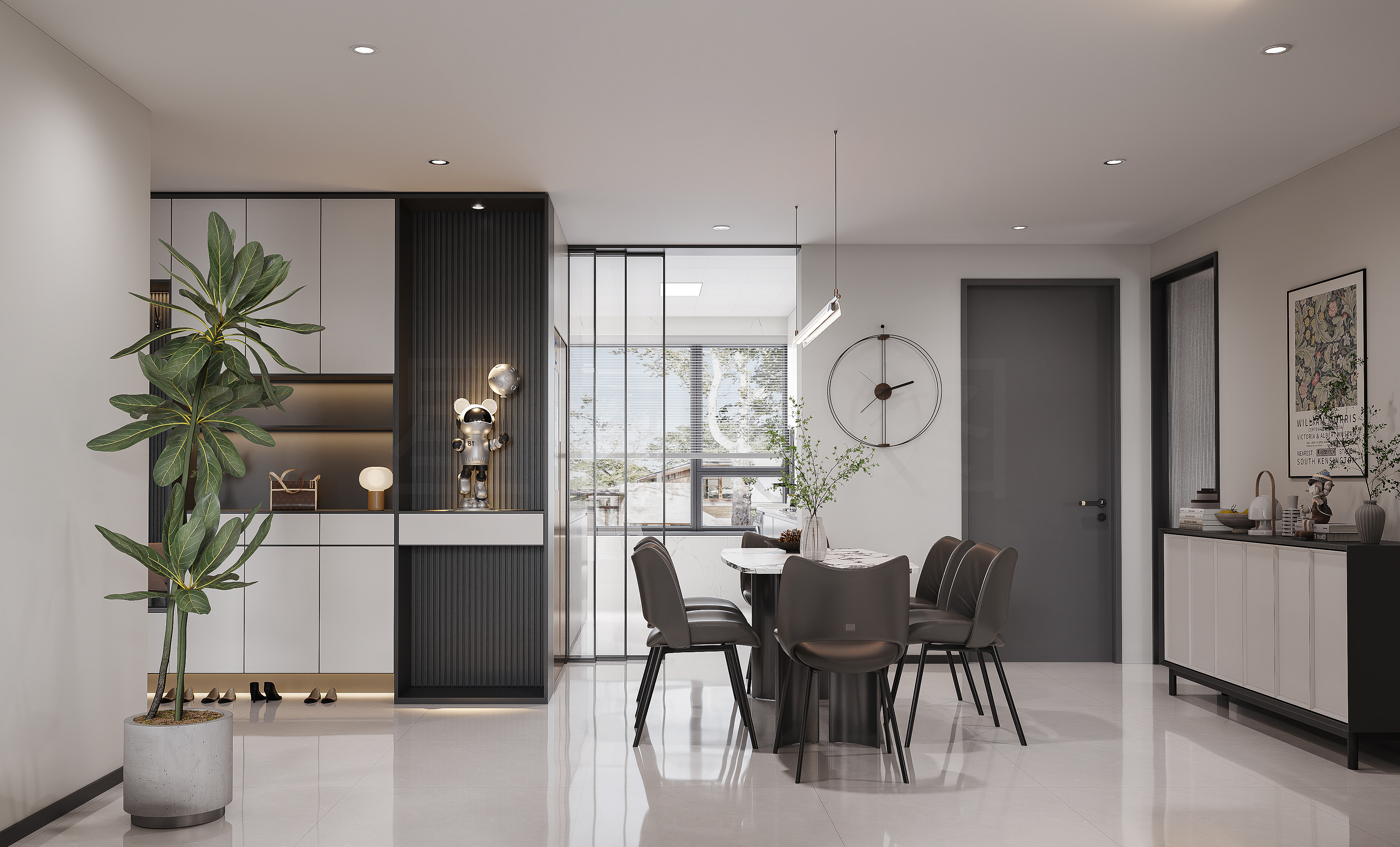 拒绝杂乱，黑白灰演绎当代生活的纯粹质感-13