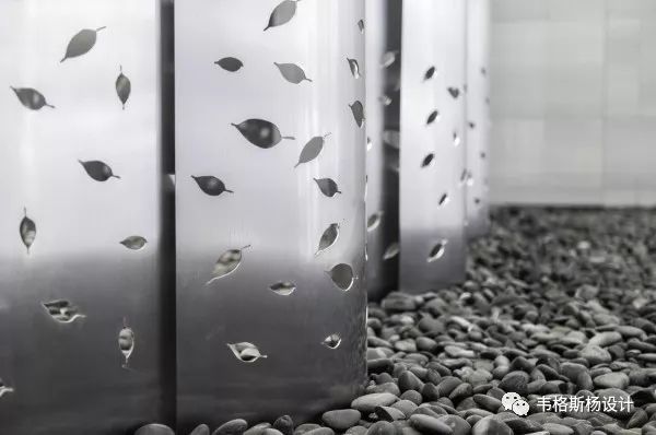 蓝郡公馆销售中心 | 简约纯粹,展现空间张力-13