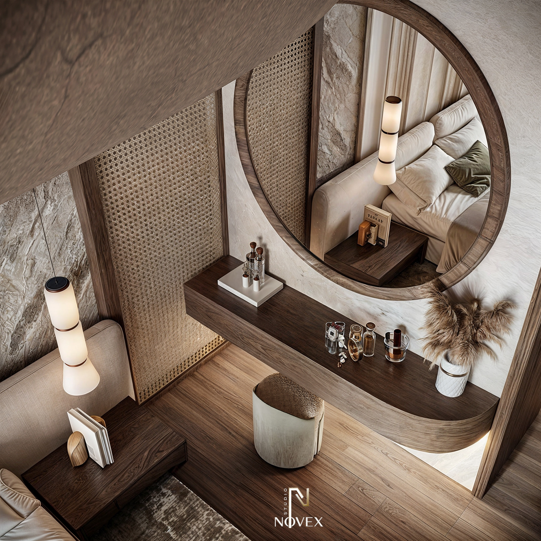 侘寂风主卧丨Novex studio-8