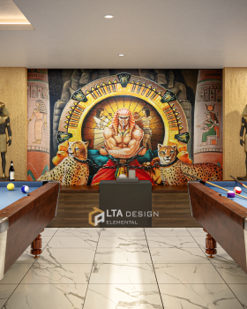 BILLIARDS CLUB INTERIOR DESIGN