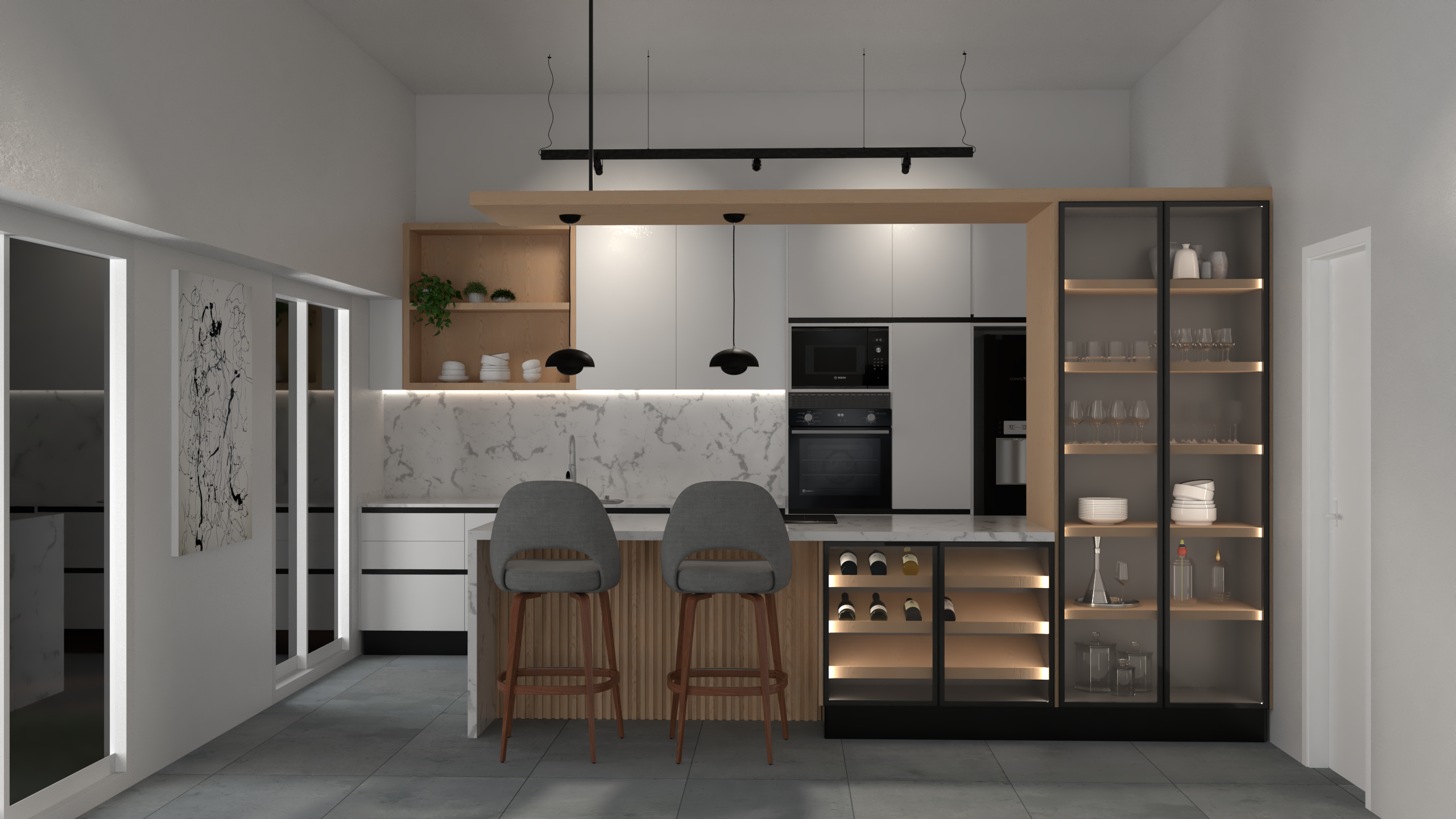 Ramallo建筑可视化,电视架可视化等多个项目丨micaelasanmartin-24