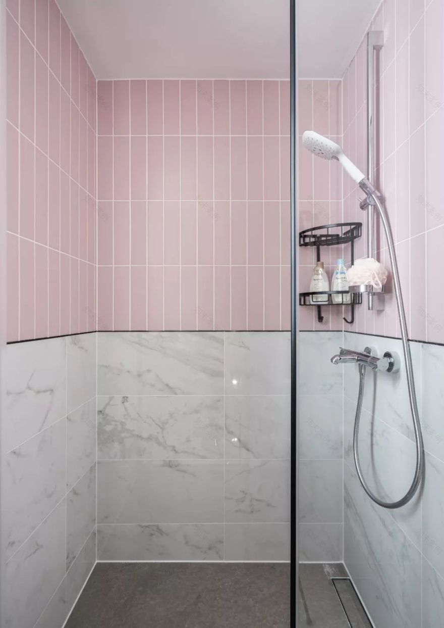 上海 140㎡弧形元素糖果配色家,乐活设计之典范-131