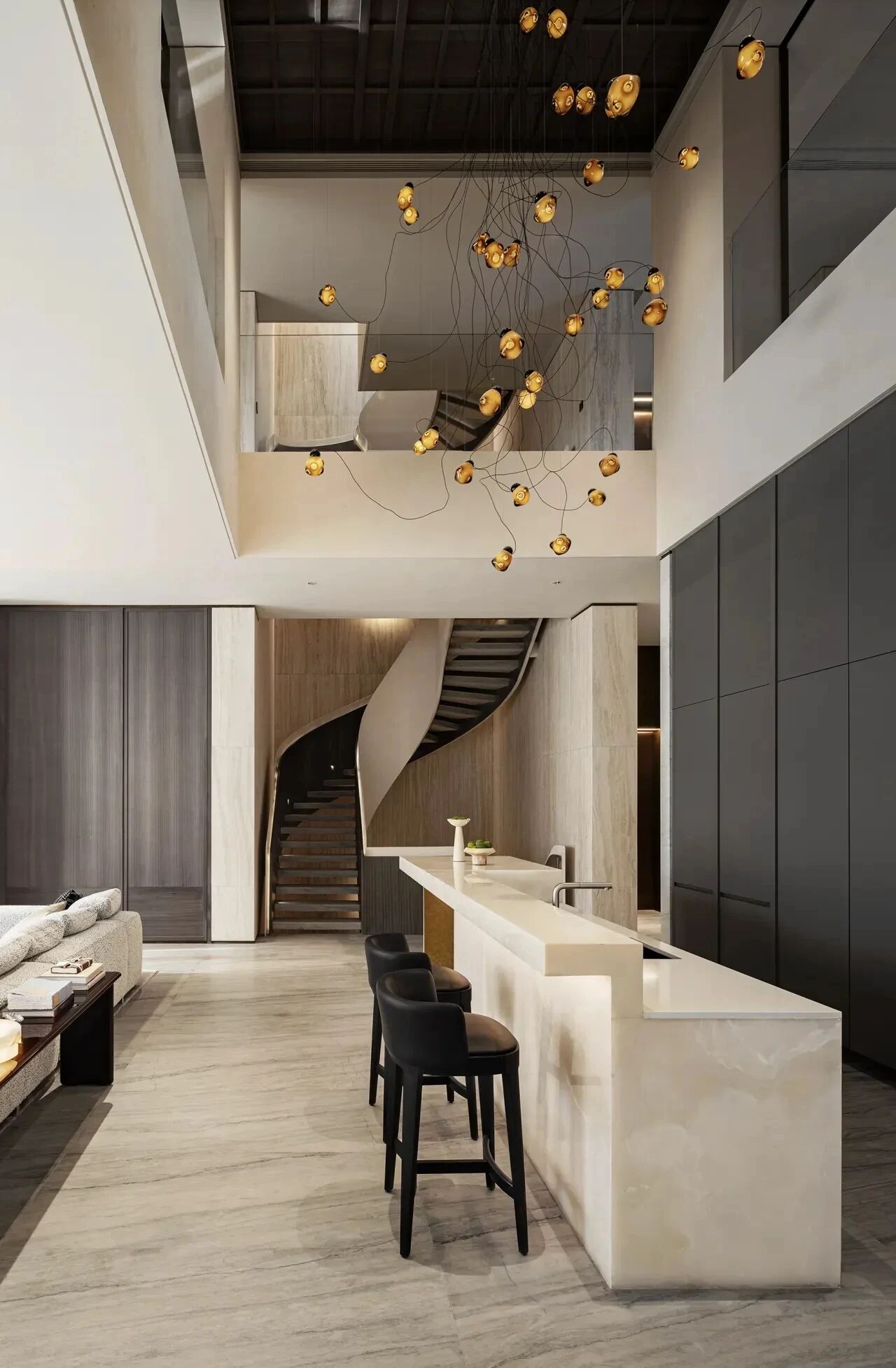 金地御湖颂丨中国广州丨硬装矩阵纵横,软装矩阵鸣翠-69