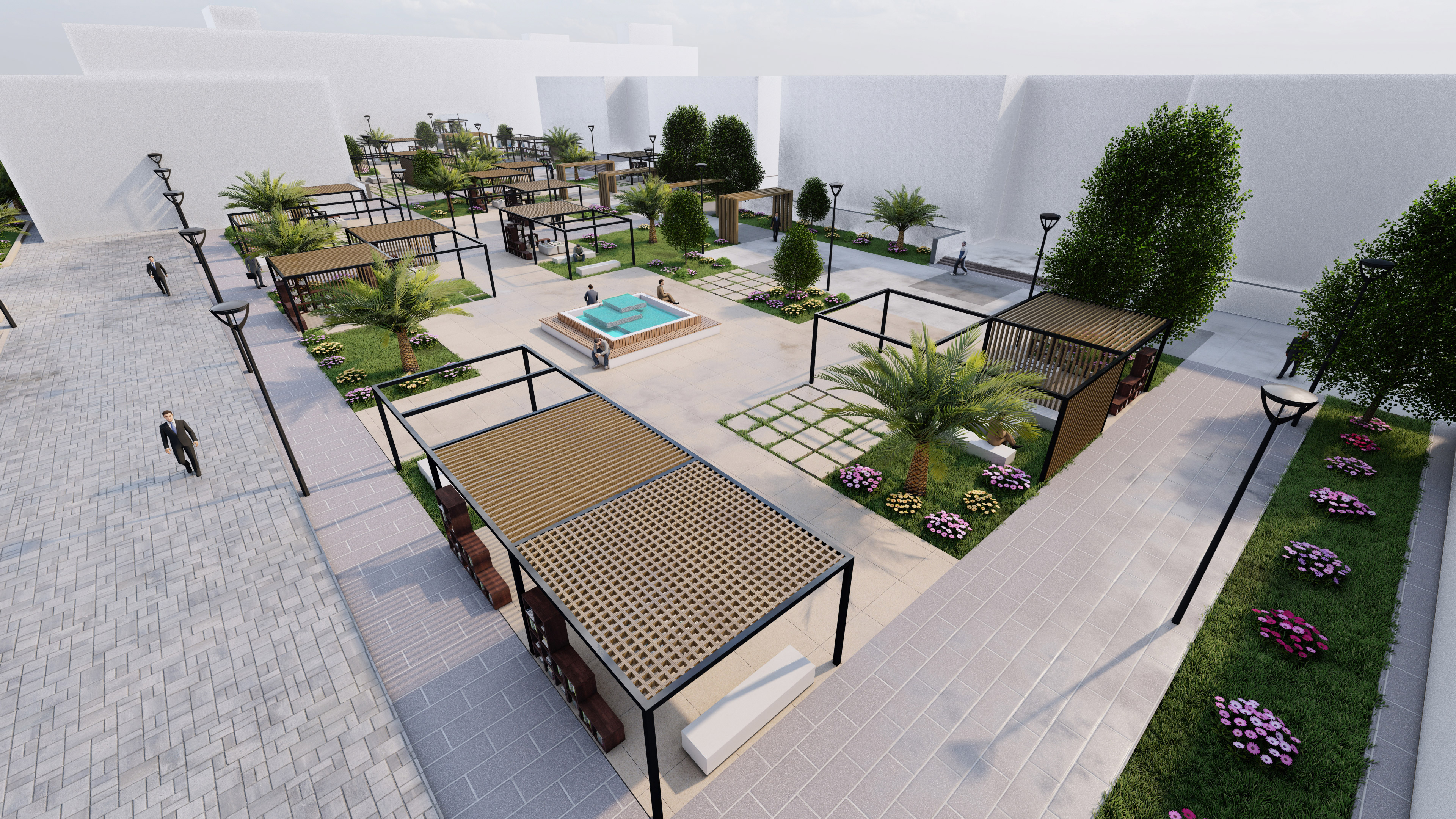 中央财经大学校园景观改造-9