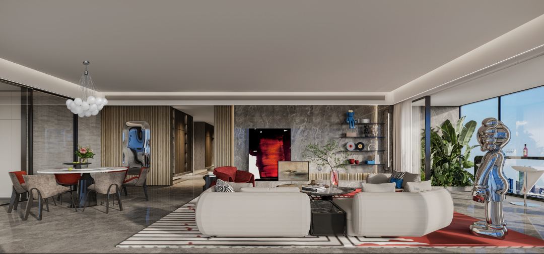 湘江之畔的潮流豪宅 · 旭辉铂悦湘江样板间设计丨中国长沙丨斯库图拉(上海)SCULTURA-6