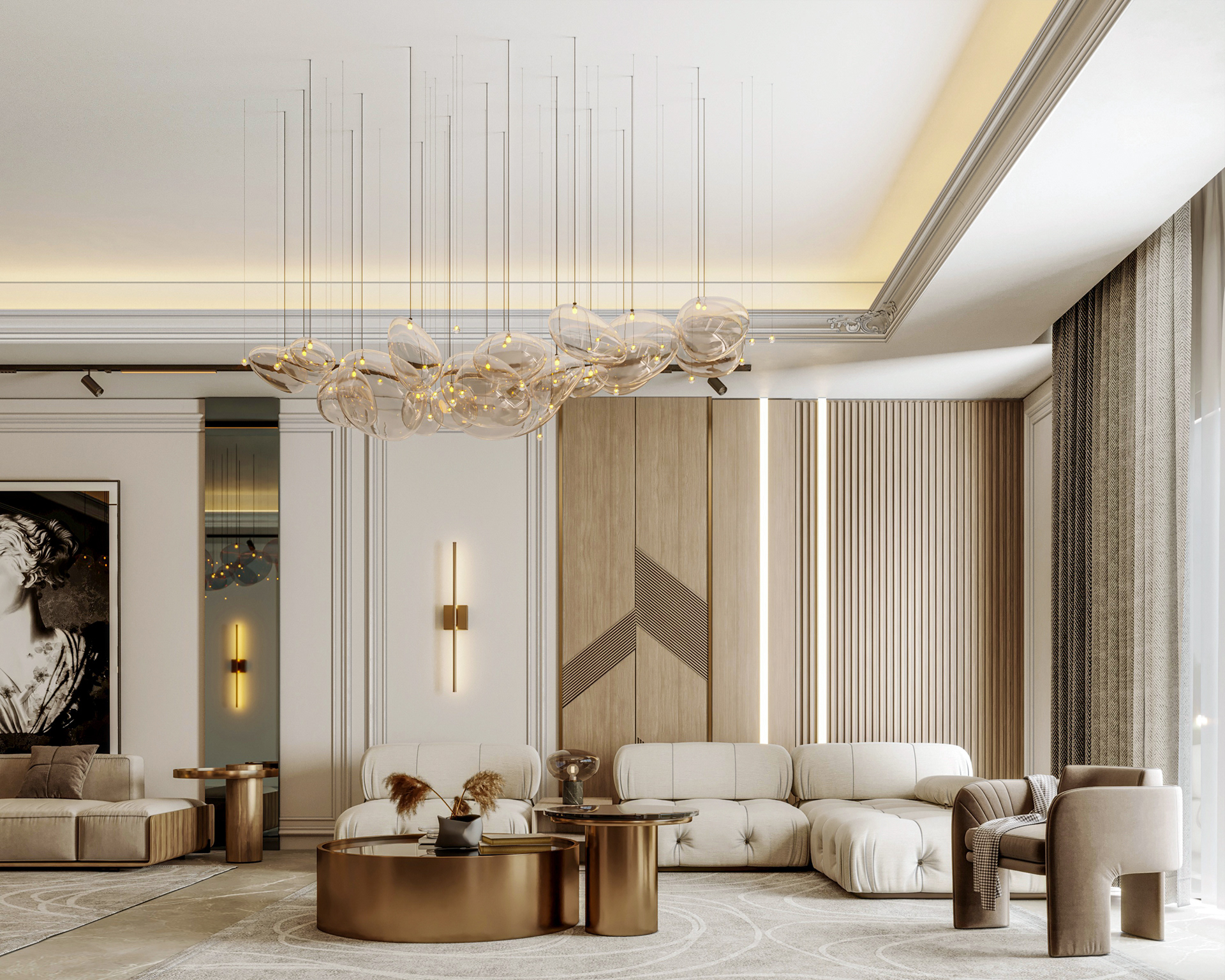 豪华起居与餐饮丨埃及开罗丨Moamen Amin-1