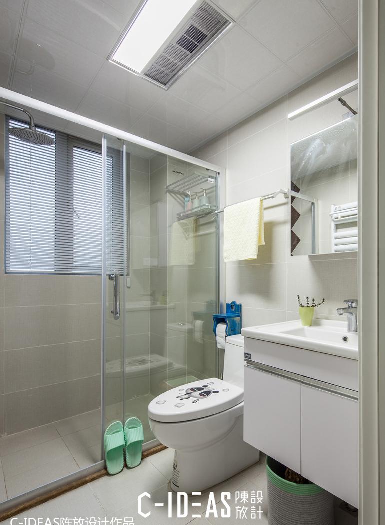 武汉陈放设计丨平层丨邻家薄荷绿-35