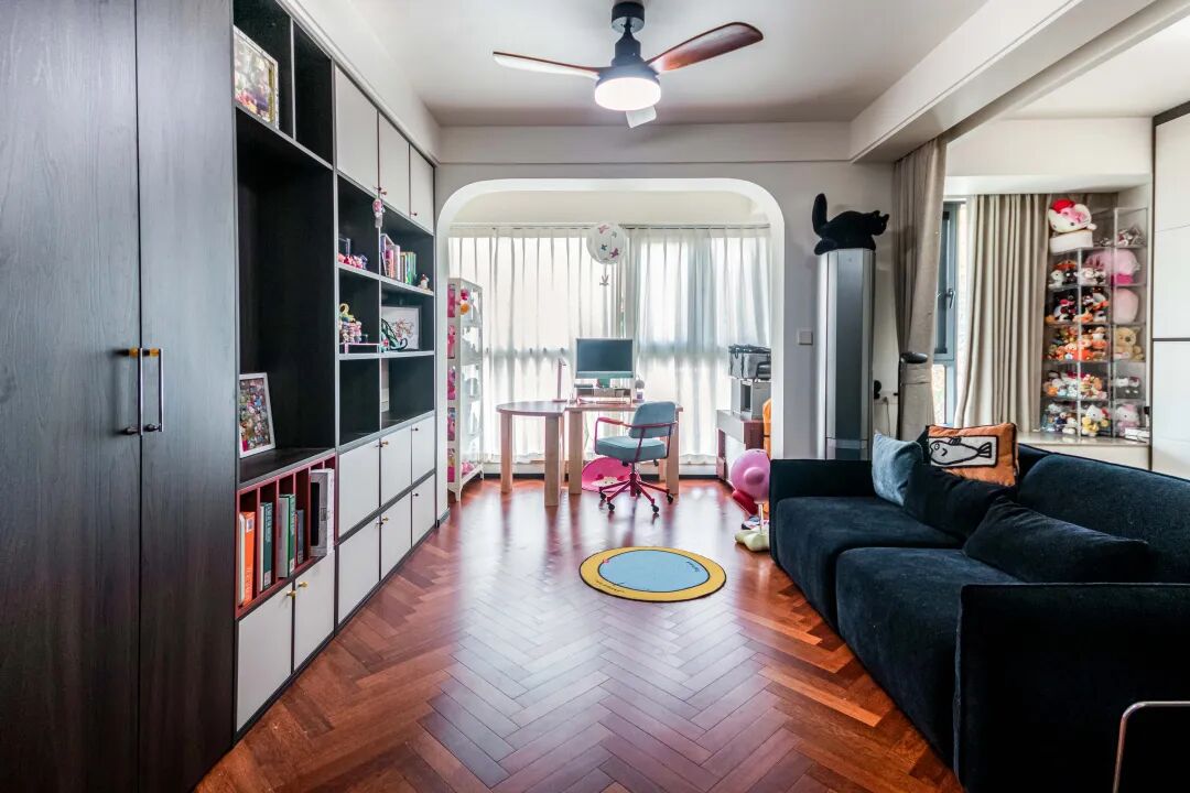 爆改80㎡中古风小家，两个人住好舒服，超干净温馨的小户型！-111