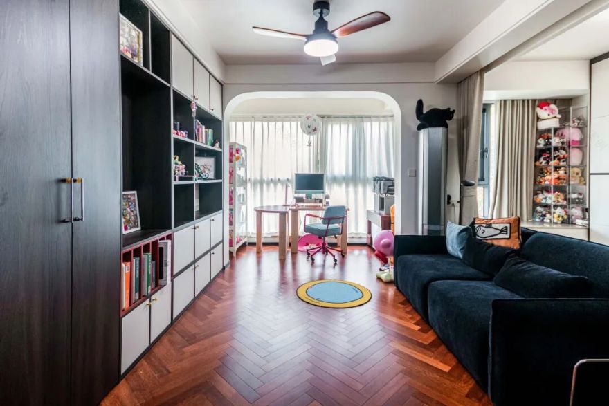 爆改80㎡中古风小家,两个人住好舒服,超干净温馨的小户型!-111