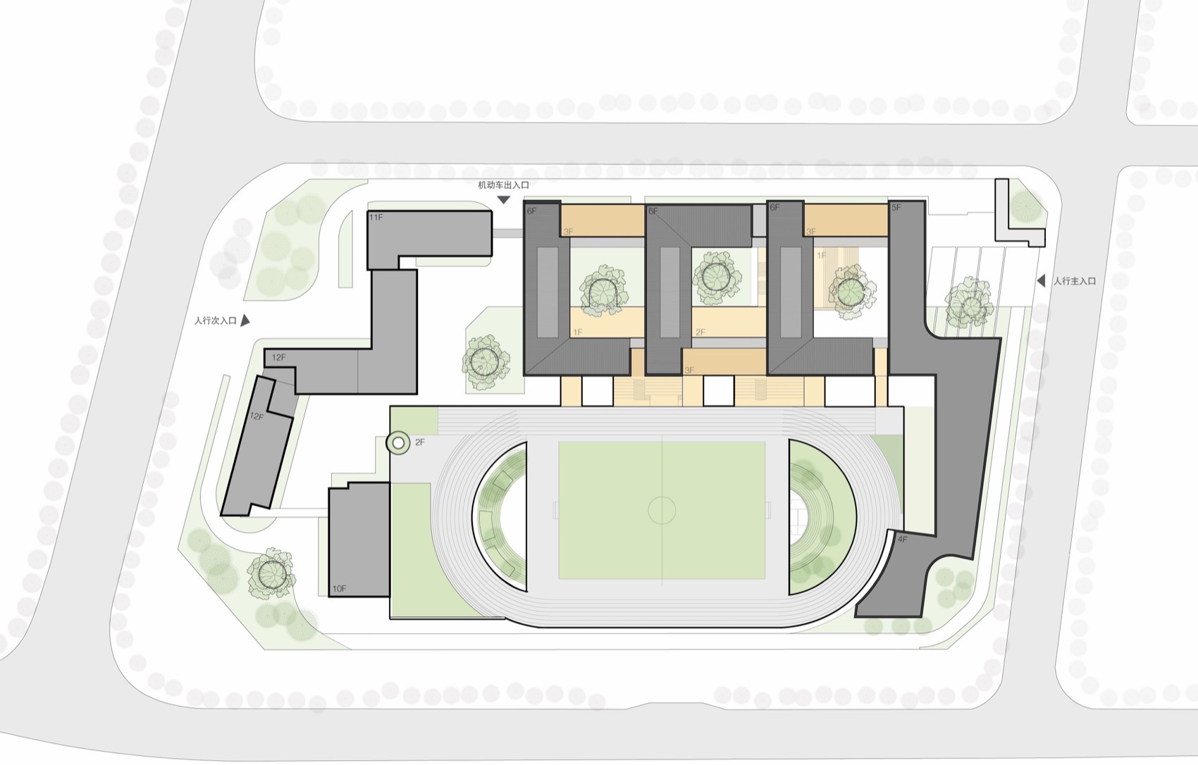 福海中学:高密度立体校园丨中国深圳丨王维仁建筑设计研究室有限公司-106