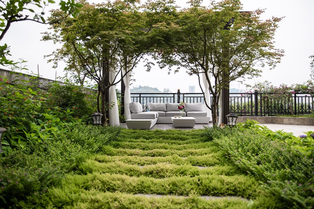 中交漫山法式轻奢联排别墅实景案例丨天古装饰-1