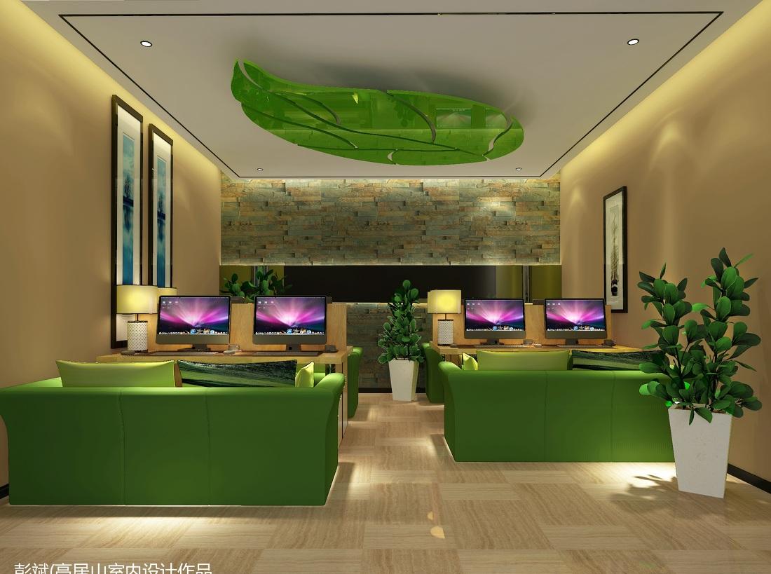 网咖设计新趋势——自然元素与明亮色彩的完美融合-20