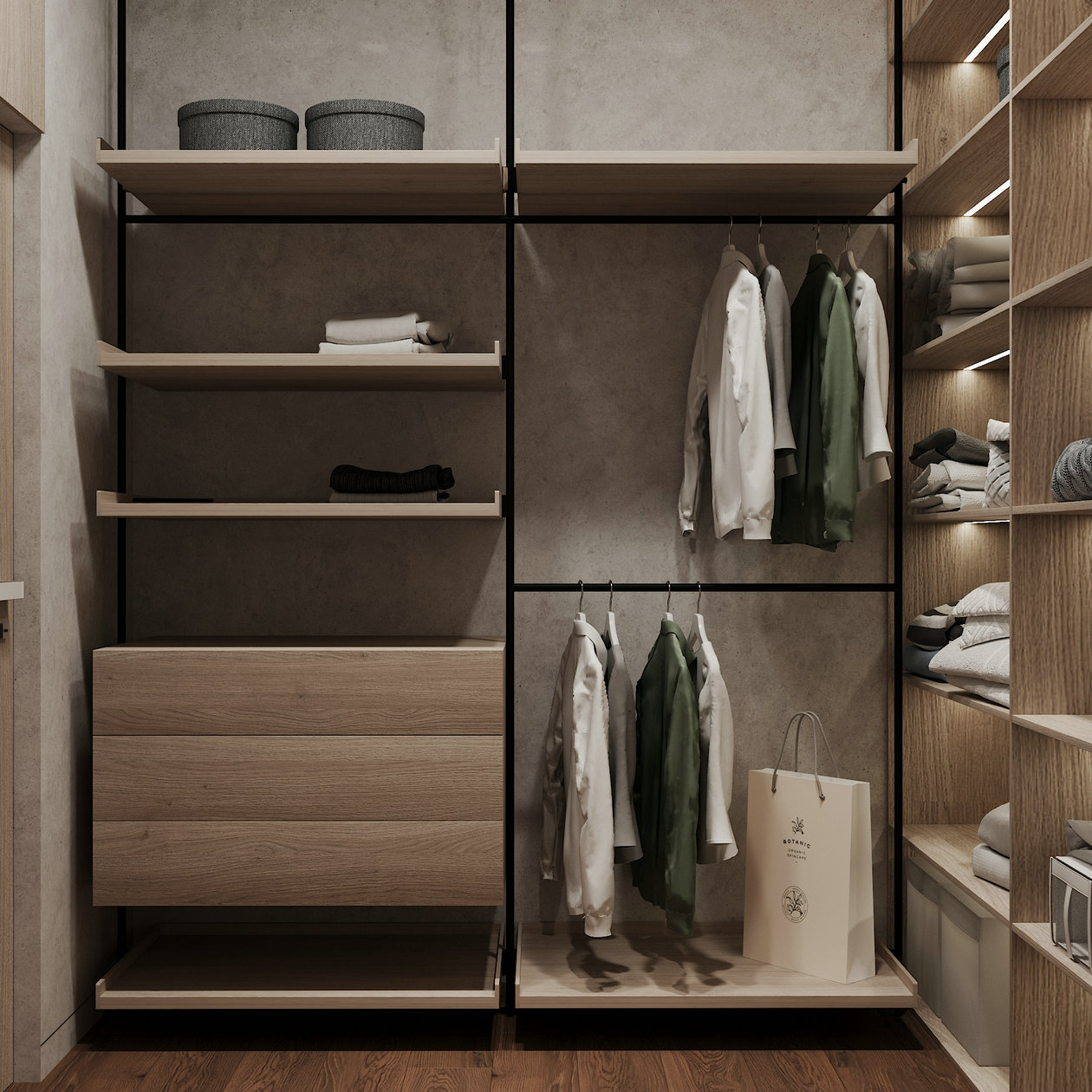 原木+绿色打造舒适清新居住空间-15