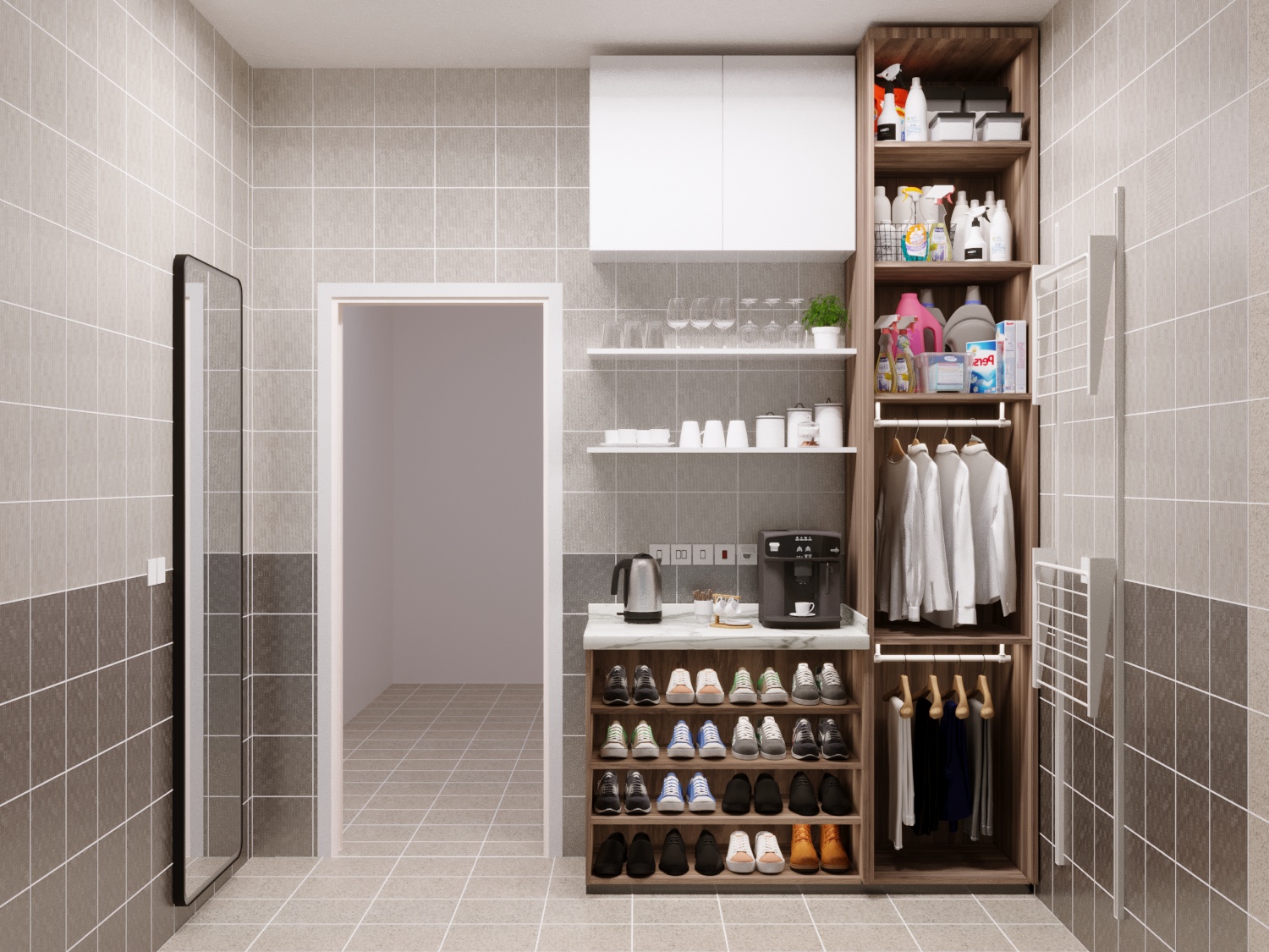 Modern Laundry room-5