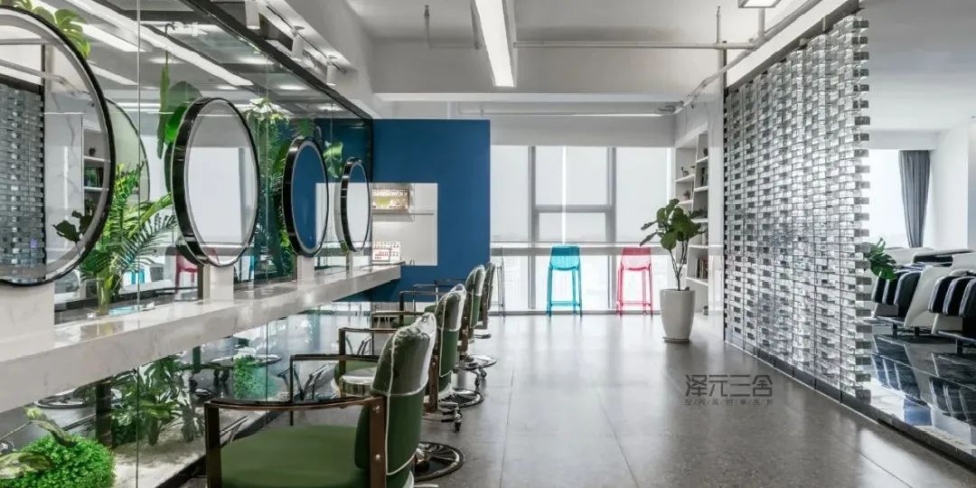 水形物语 | 复古新潮的美业空间设计-100