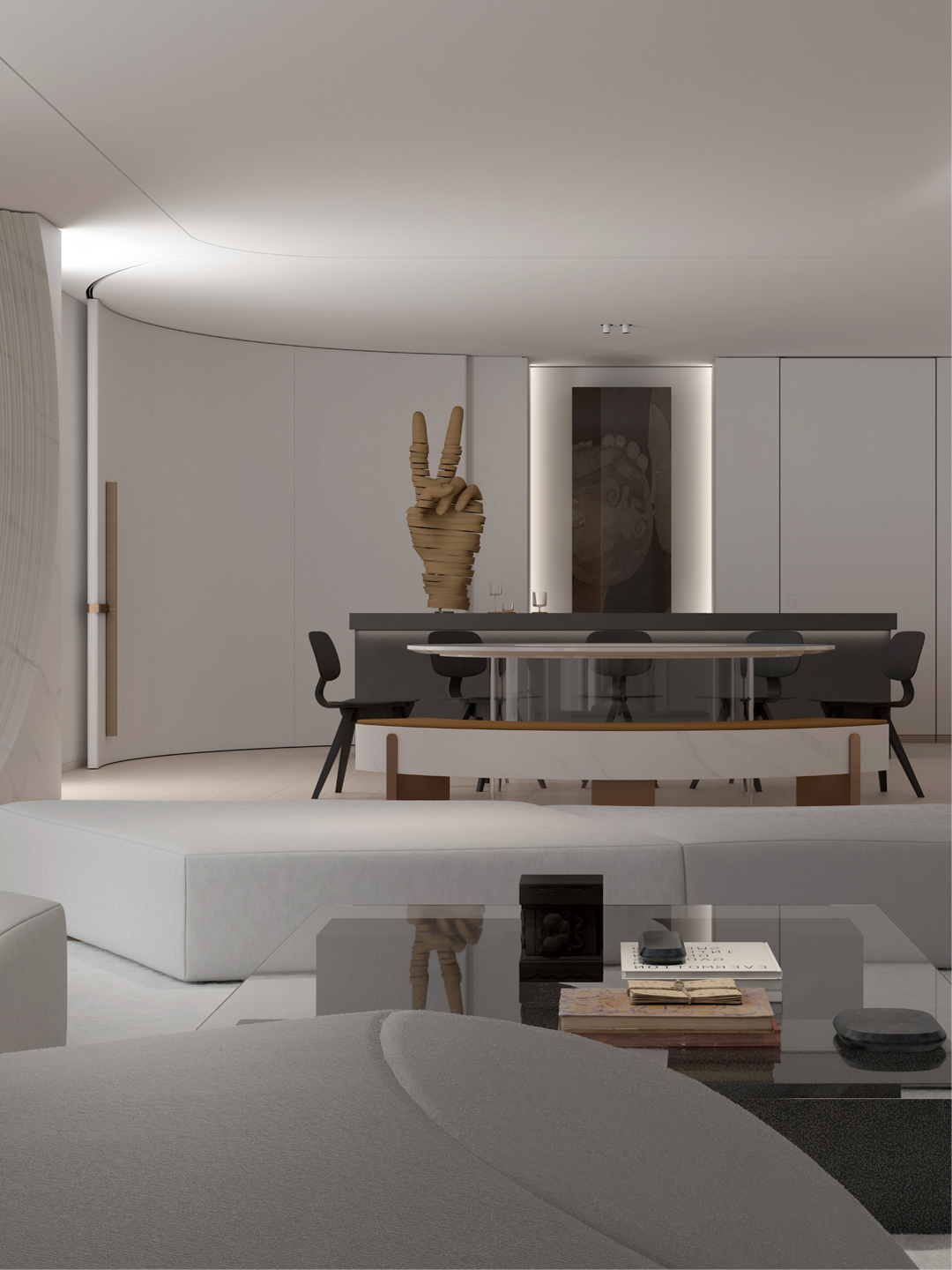 130㎡ 上海私宅 对望陆家嘴~ 实景拍摄-4