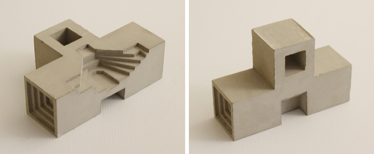 创意 gypsum concrete 拼接 Soma Cube-11