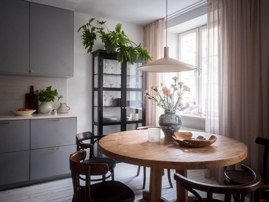 哥德堡带有女性风格的柔和斯堪的纳维亚风格家居(80 平方米)-9