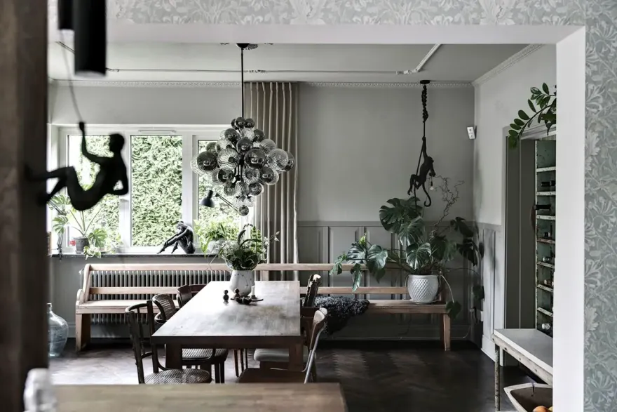 30 年代瑞典风格魅力之家,绿意盎然 garden house-7