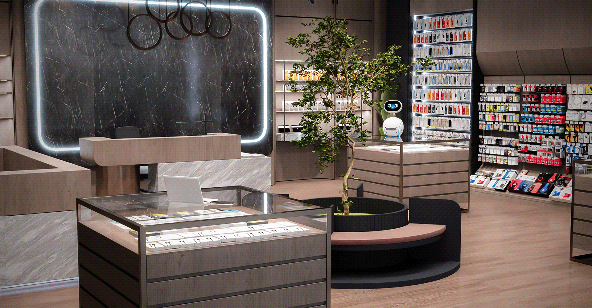 Lu·ury Tech Retail Store室内设计丨Ka Innovations(与地区办公室合作开发)-0