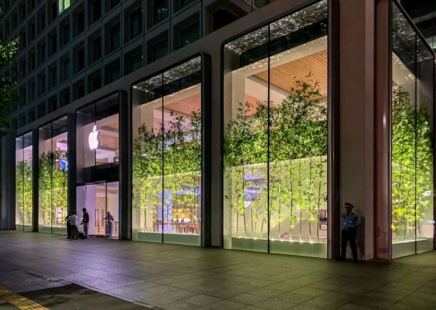 日本最大苹果旗舰店揭幕,全新外观设计是亮点 foster partners-26