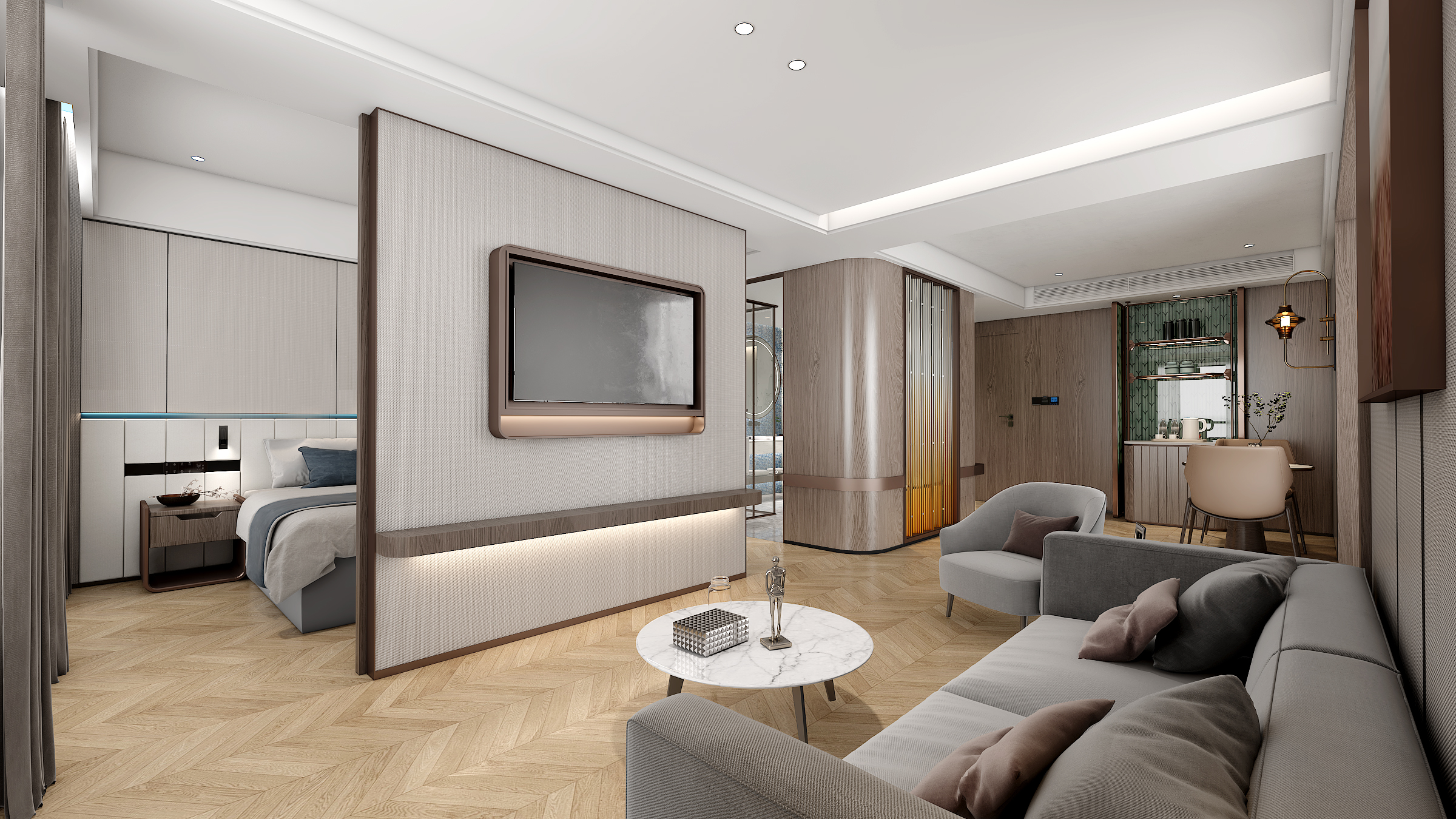 工装-酒店空间效果图-10