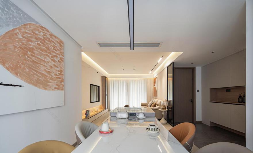 120㎡现代平层设计-48