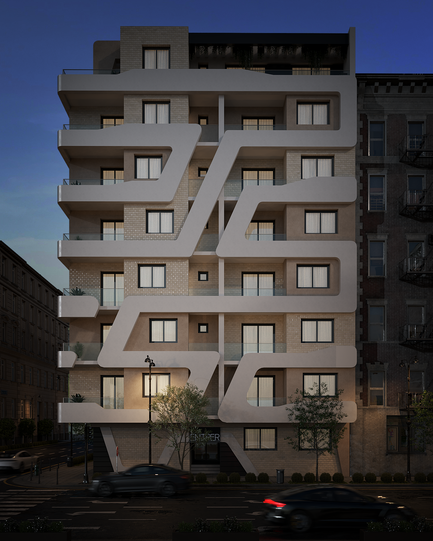 Contemporary Residential Façade - Doha-6