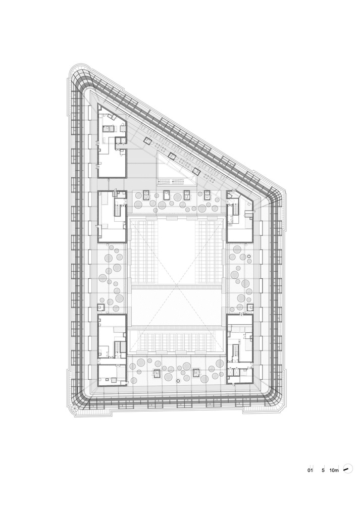 巴黎卢浮宫邮政大楼改造丨法国巴黎丨Dominique Perrault Architecte-32