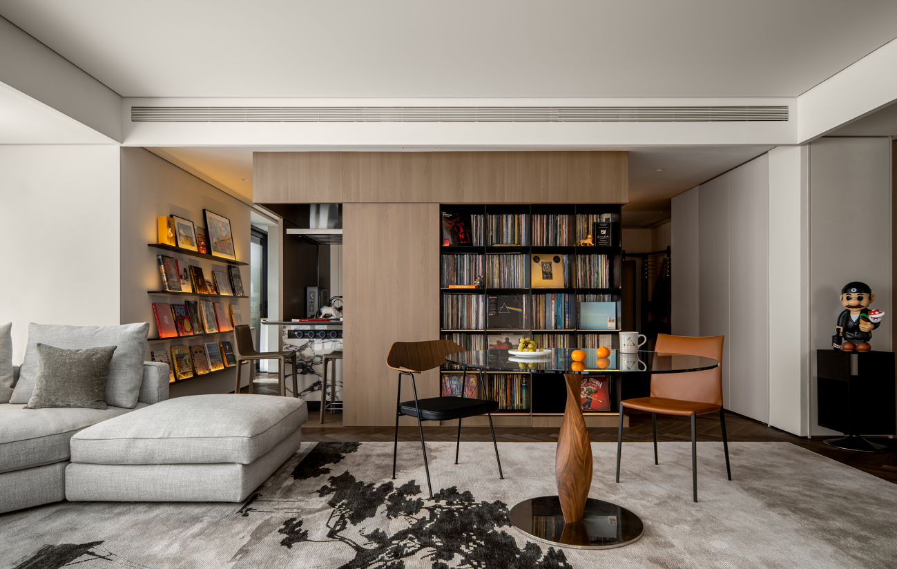 黑胶,乐高与猫之家丨中国上海丨KWSD境物设计-5