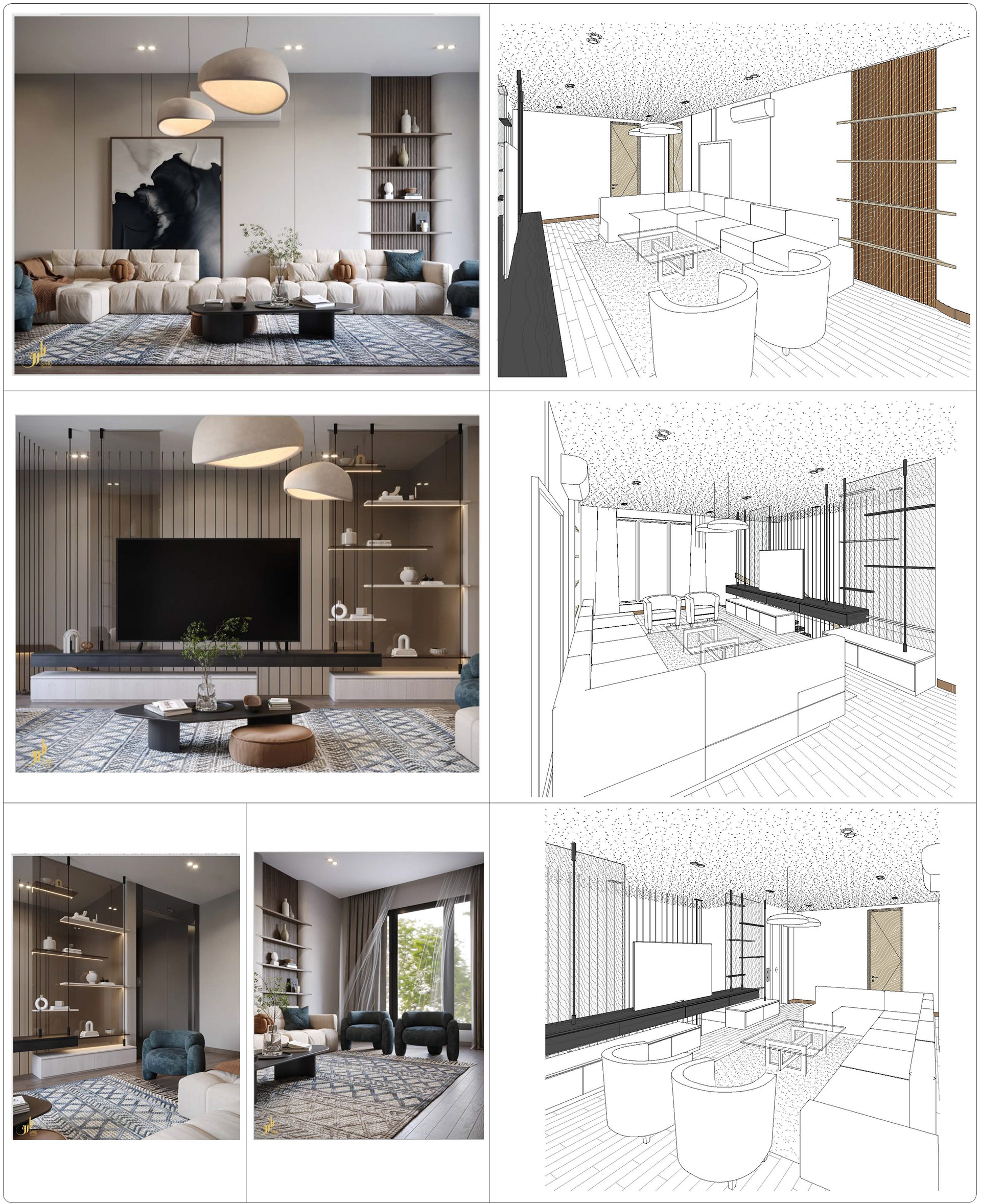 S·M 住宅室内套餐丨沙特阿拉伯丨Bariq Consultants-39