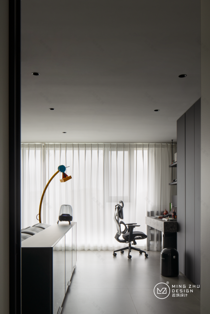 名筑设计实景l113m²属于年轻人的快乐屋。-31