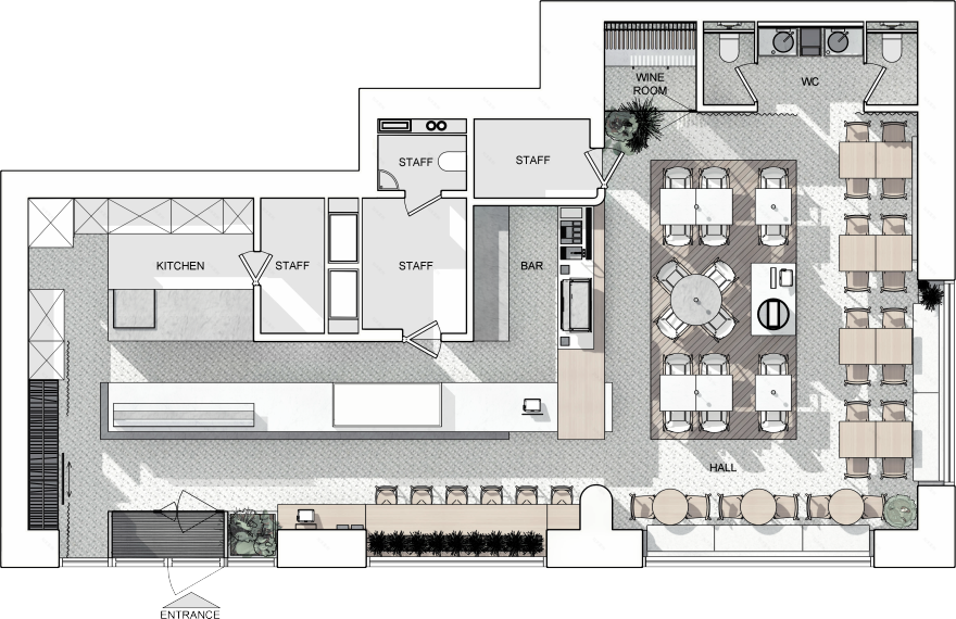“Forgot the Sugar”餐厅丨俄罗斯圣彼得堡丨Marat Mazur-77