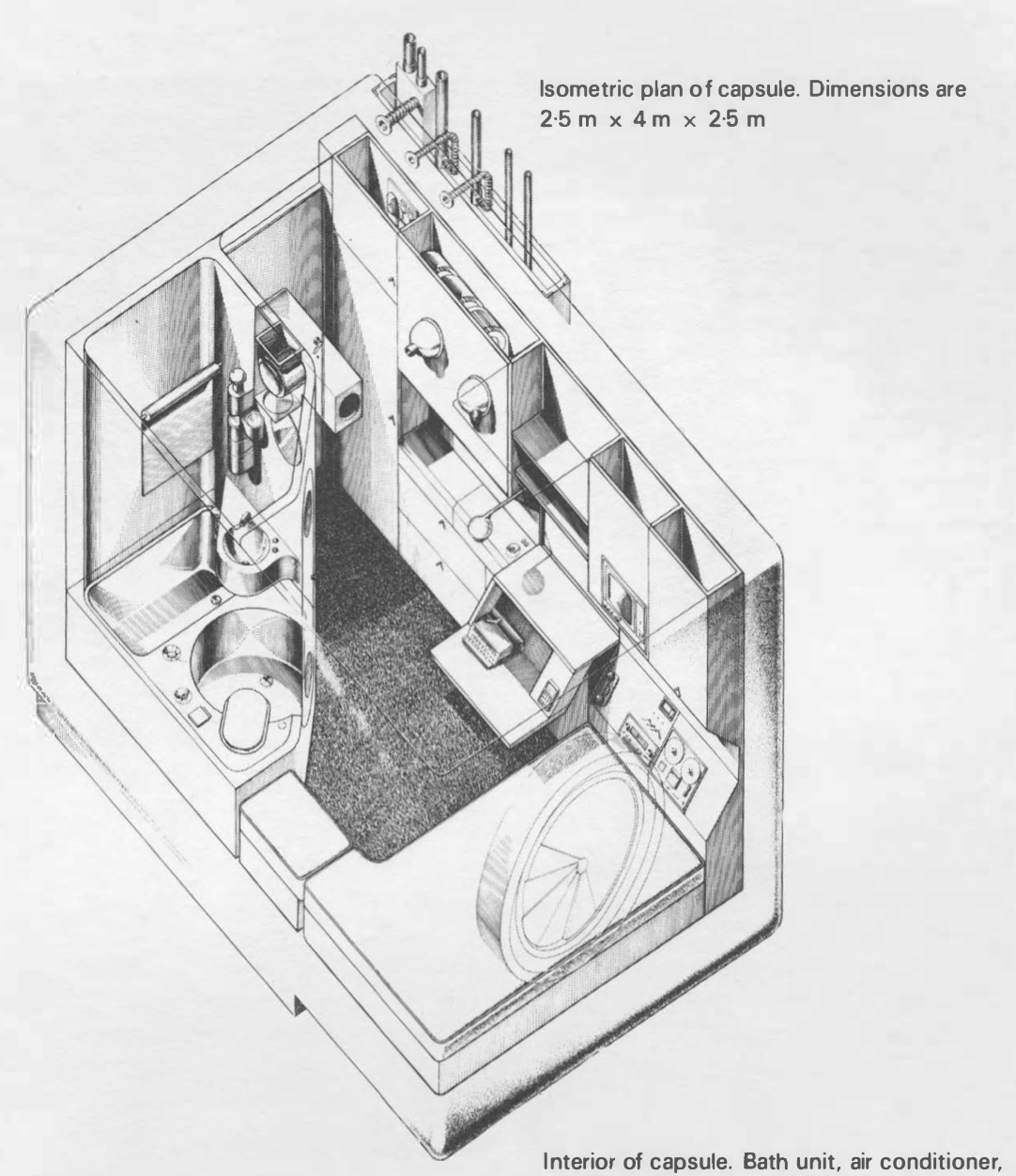 中银舱体大厦（The Nakagin Capsule Tower）丨日本东京丨黑川纪章（Kisho Kurokawa）-24