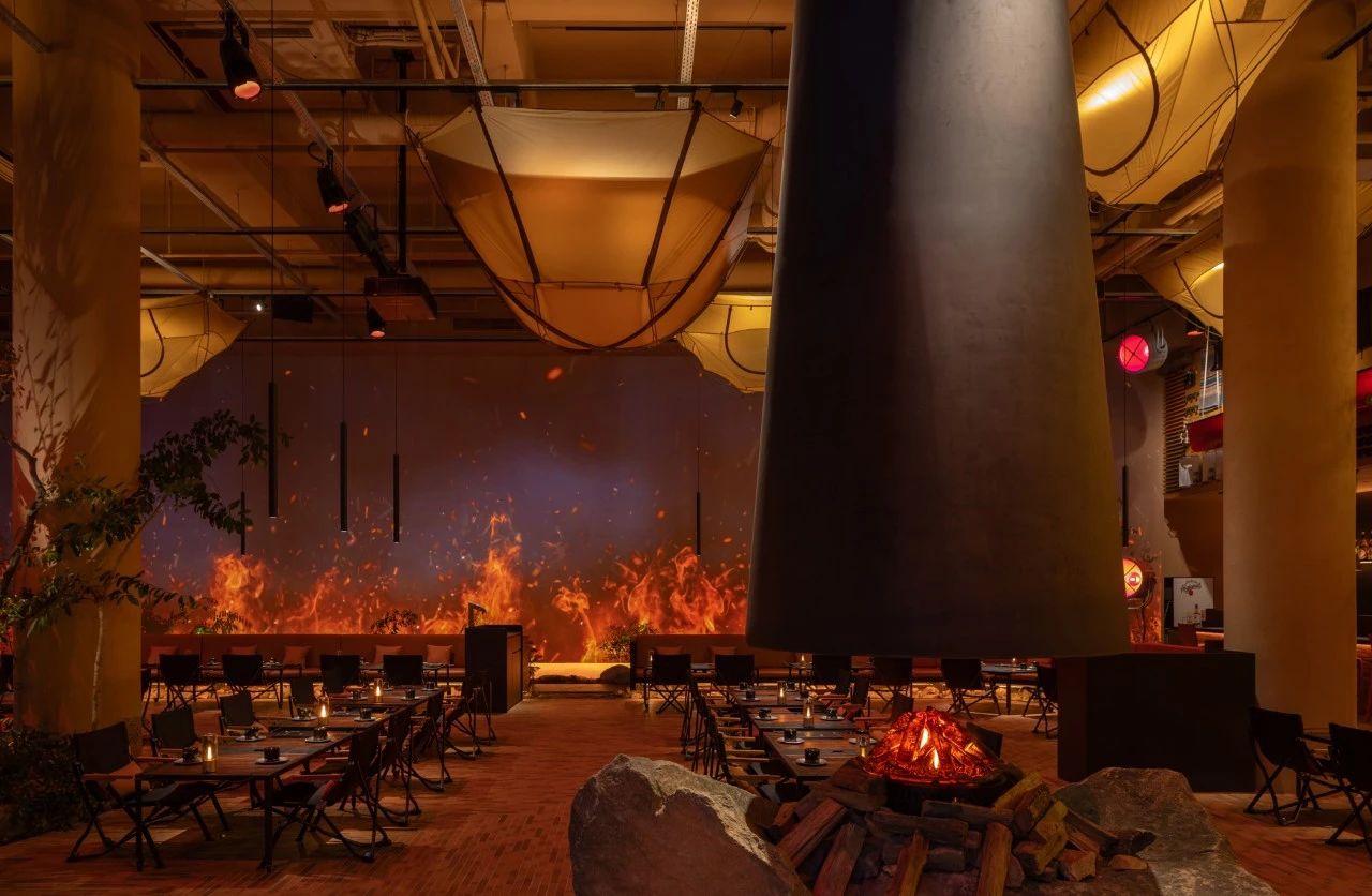 篝火旁·亚运公园店丨中国杭州丨杭州观堂室内设计有限公司-10