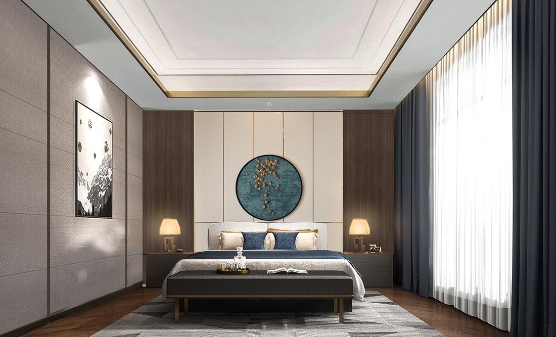 唐墅别墅现代新中式-6