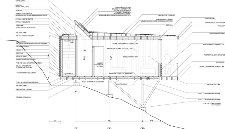 智利安第斯山脉的自然美景小屋-9