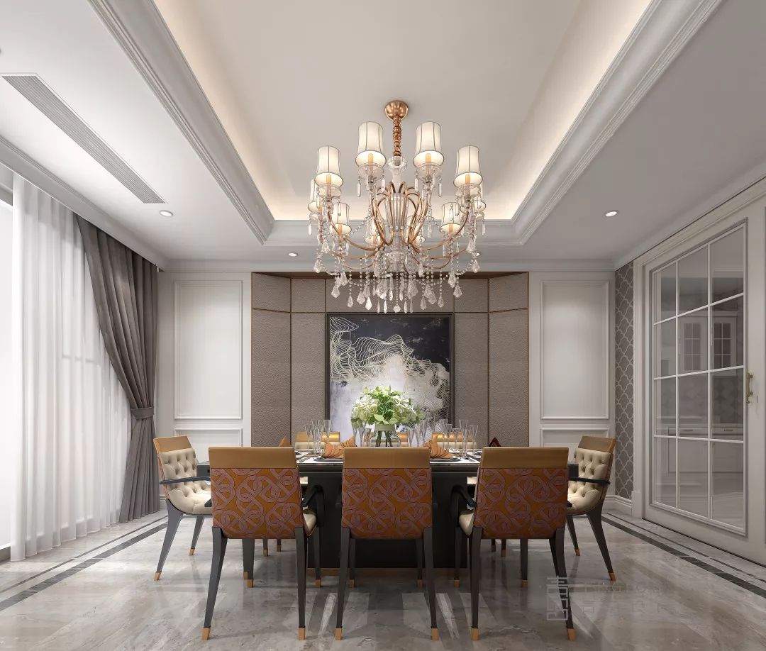 华侨城·108 坊新法式风格家装设计-32