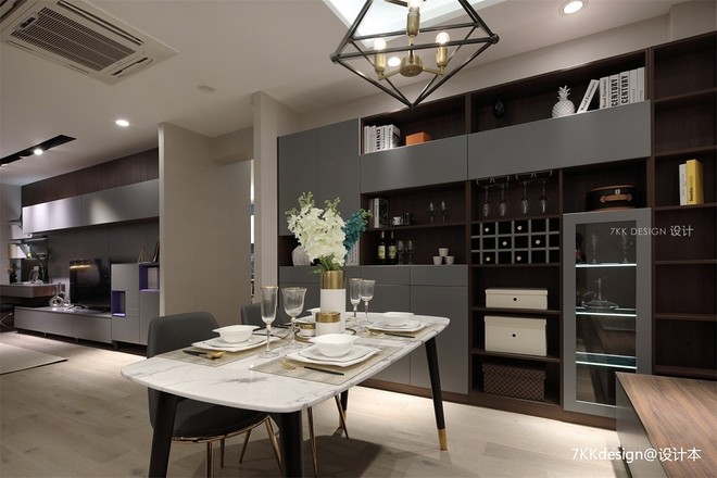 20万元商业展示350平米装修案例（佰丽爱家橱柜展厅）-11