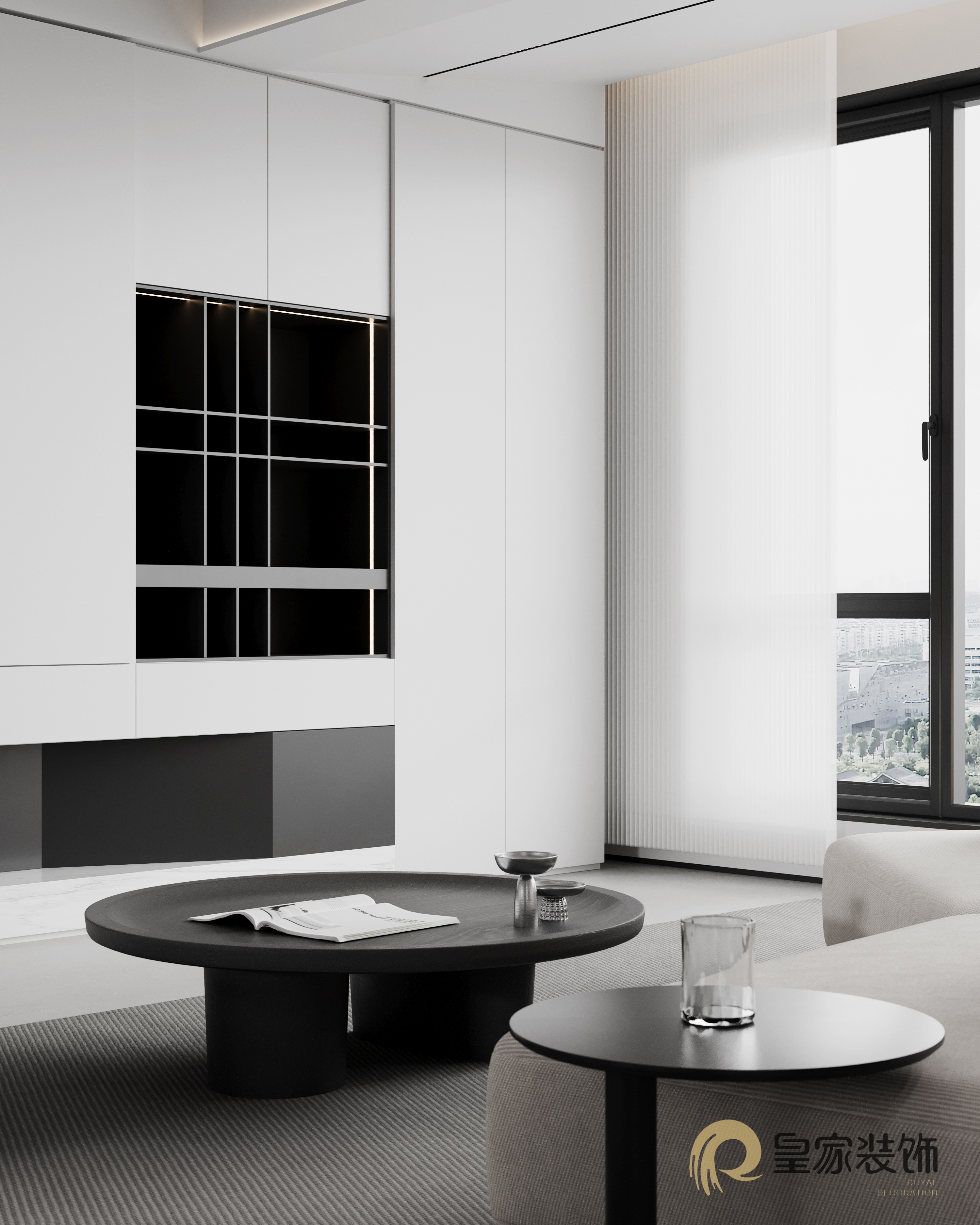 黑白灰空间表现-1