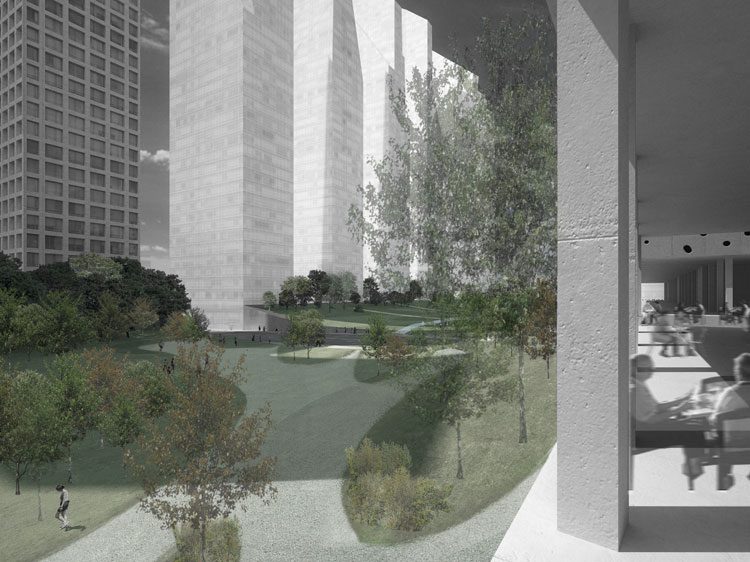 纽约哈德逊广场开发设计方案丨巴林哈德丨史蒂文·霍尔建筑事务所-10