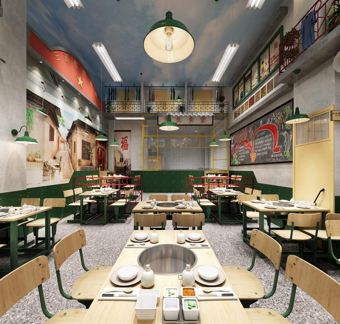 
成都 三道杠80后主题火锅 -1