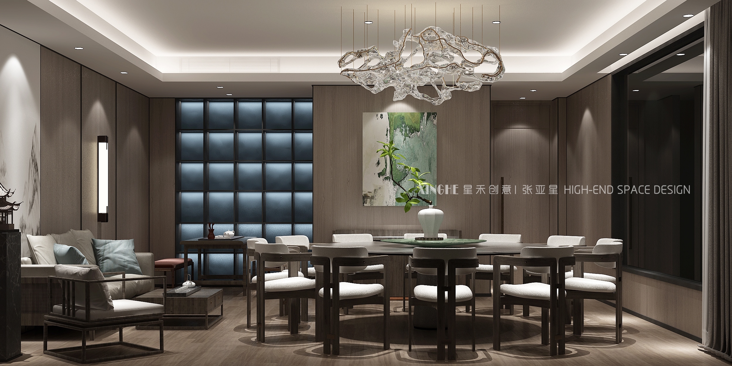 海盛码头餐饮会所丨中国淄博丨星禾创意空间设计-10