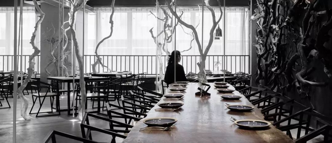 禅意空间 | “吾同”餐厅,演绎原始真我-11