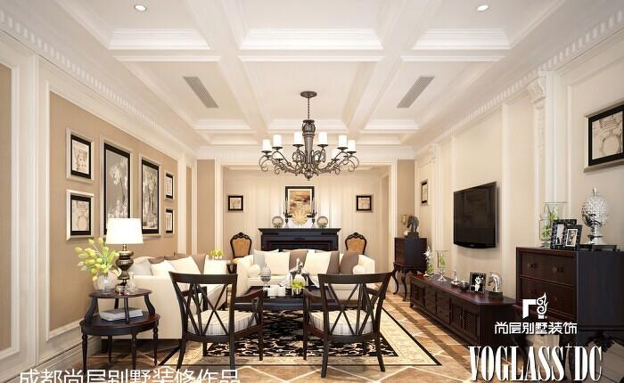 
三利宅院福邸新古典欧式装修效果图 -6