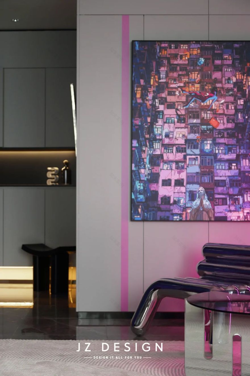 赛博朋克风 · 招商玺荟的独特居家体验丨中国四川丨憬致 | Design-0