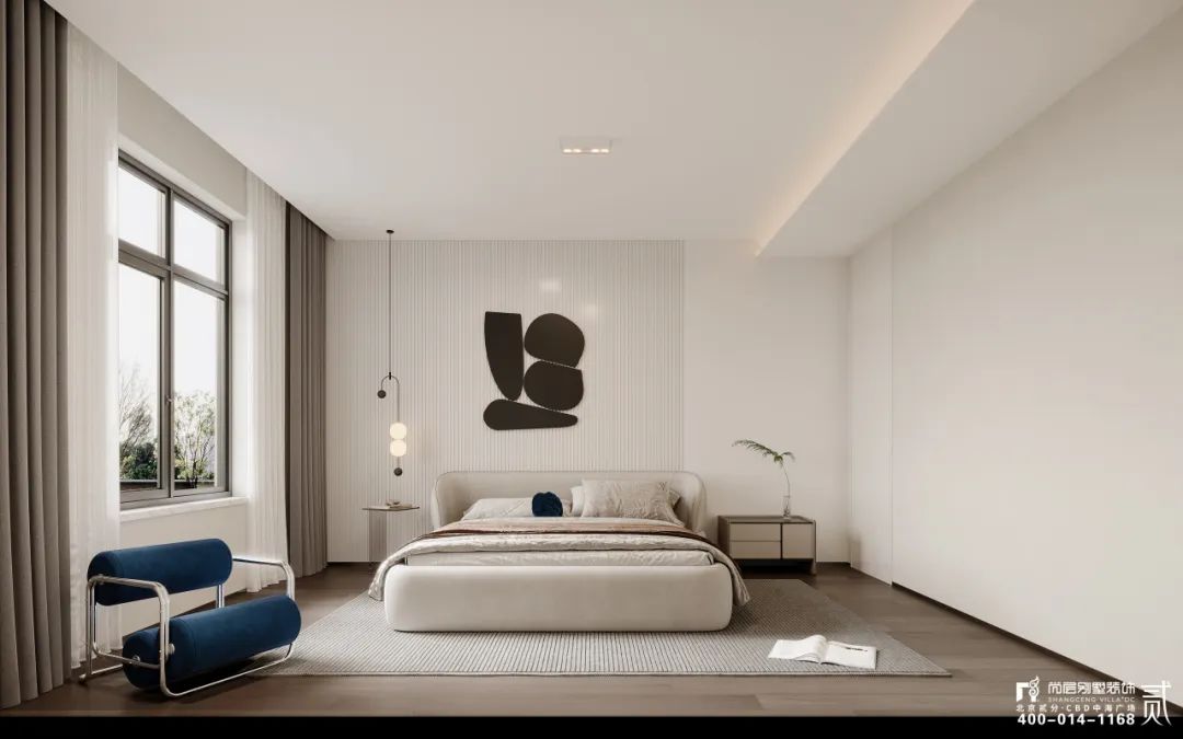 全案整装 | 350㎡现代简约居所，闯入城市间的静谧之境！-43